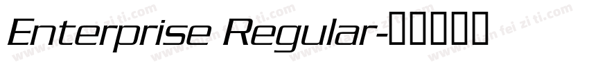 Enterprise Regular字体转换